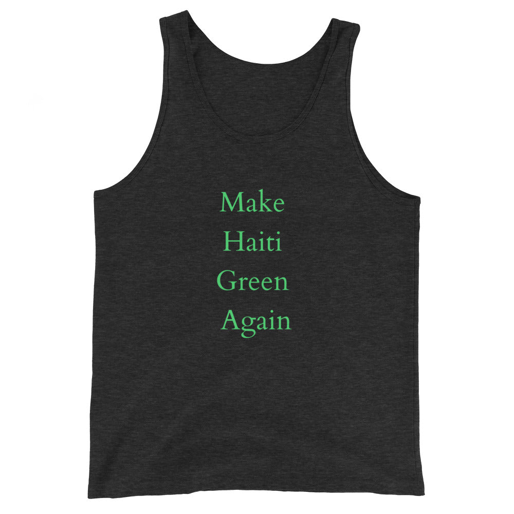 Make Haiti Green Again tank top
